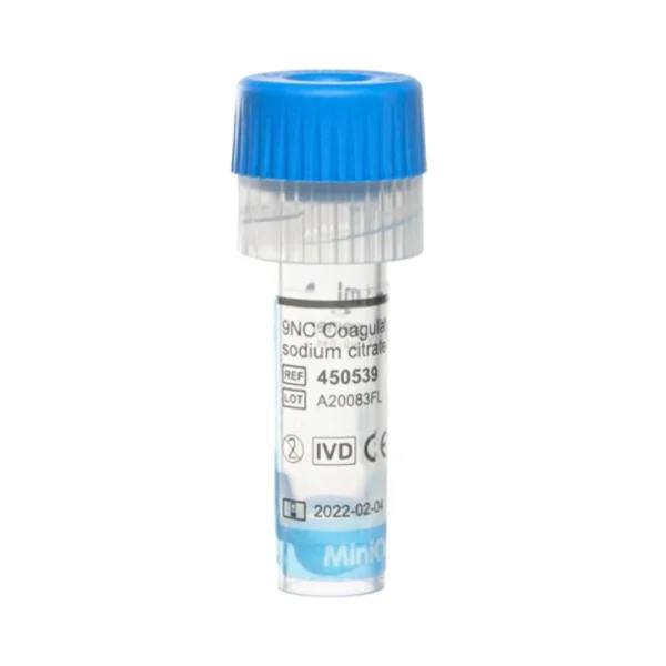Tubo Celeste Citrato De Sodio 3,2% – 1 ml (RACK 100)