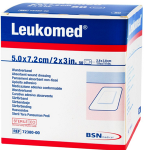 Leukomed Apósito adhesivo de 5 x 7.2 cms Caja 50 unids