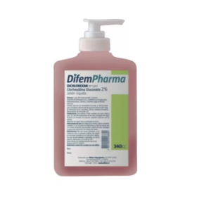 Jabón Antiséptico Dichlorexan Clorhexidina al 2% 340cc Difem