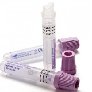 TUBO MICROTAINER LILA CON EDTA PEDIATRICO (50 UD)