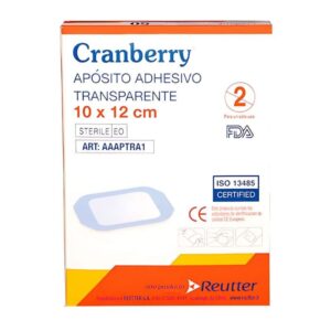 Apósito transparente adhesivo 10X12 cms Caja 50 unds – Cranberry