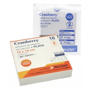 Apósito Alginato de Calcio 10X10 cm – Caja de 10 unidades – Cranberry