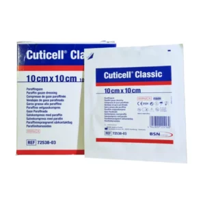 Cuticell Classic – Gasa De Algodón Impregnada En Parafina No Medicada, 10 X 10 Cm – Caja X 100 Unidades