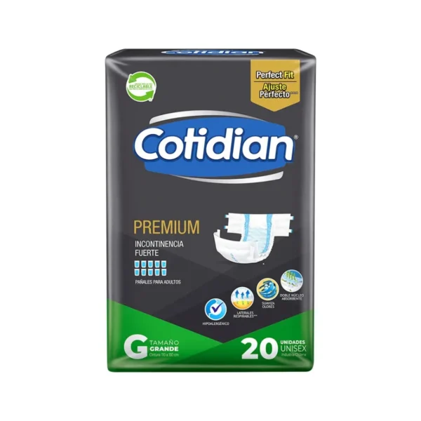 Pañal Adulto Cotidian Premium G x20 un
