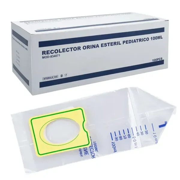 recolector orina estéril pediátrico 100ml
