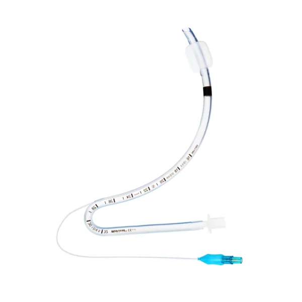 Tubo endotraqueal con curvatura