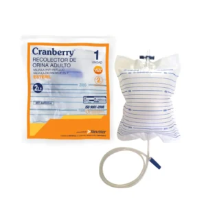Bolsa Recolectora Orina 2000ml - Cranberry (Pack 10 unid.)