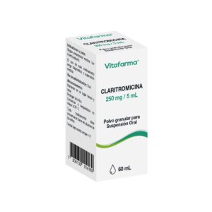 Claritromicina 250mg/5ml Vitafarma (Por Unidad)