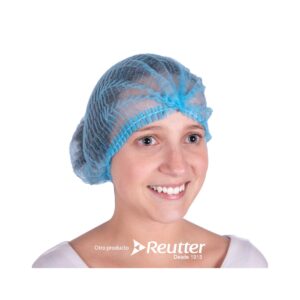 Gorro Desechable Tipo Clip Azul Tresor (1 Bolsa 100 Unid.)