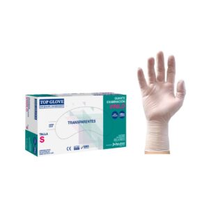 Guante Vinilo de Examinación Ligeramente Empolvado (1 Caja 100 Guantes)