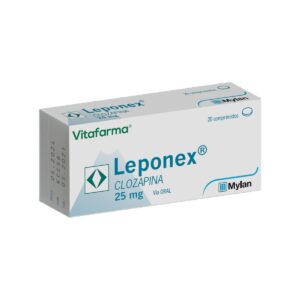 Leponex 25mg (1 Caja 20 Comprimidos)