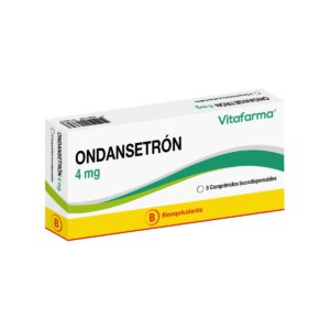 Ondansetrón Comprimidos Bucodispersables 4mg (1 Caja 8 Comprimidos)