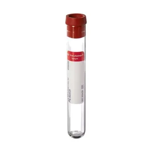 Tubo tapa roja 10 ml Vidrio valor por unidad