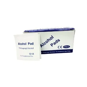 Alcohol Pad Isopropílico / 10 cajas x 100 unidades.