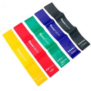 Bandas Elásticas Circular 5 Colores Blunding (1 Kit)