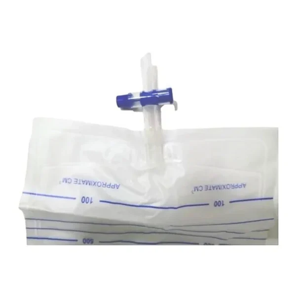 bolsa de orina con conector universal