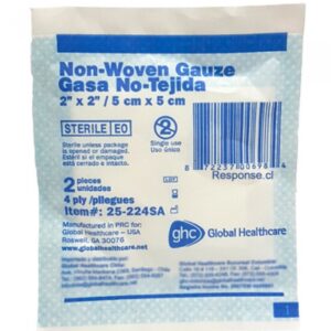 Gasa Estéril Curación 5 x 5cm - GHC (1 Caja 50 Sobres)