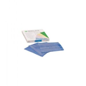 Goma Dique Latex Azul Medio 6 x 6cm Hygenic (1 Caja 36 Hojas)