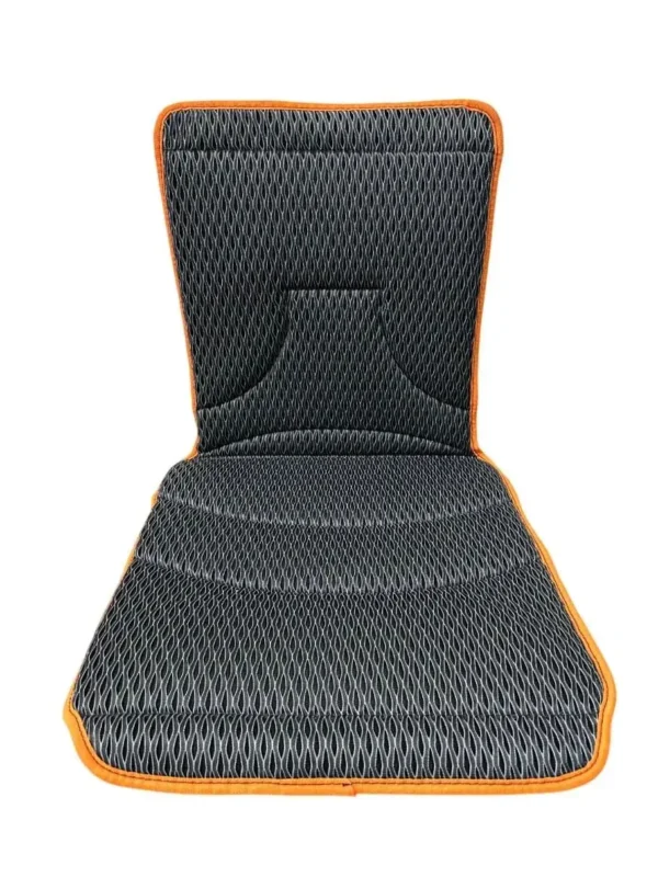 Par de asientos de tela para Silla de Rueda Eléctrica  TEW111 (Gris y Naranja)