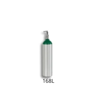 Cilindro de Oxigeno de Aluminio M6 - 168 Litros (Por Unidad)