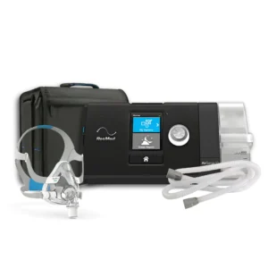 Auto CPAP AirSense 10 Resmed con Tubo Estandar y Mascarilla Buconasal Airfit F20