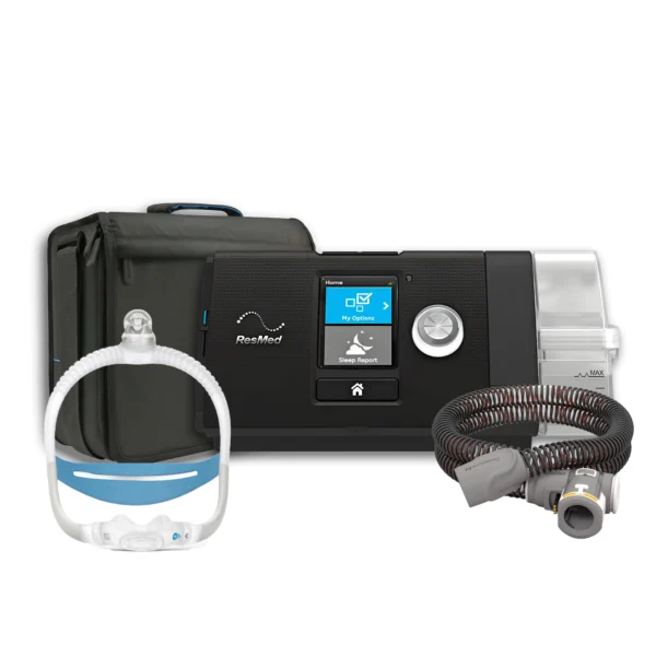 Auto CPAP AirSense 10 Resmed con Tubo Calefaccionado y Mascarilla Nasal Airfit N30i