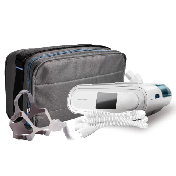 Auto CPAP DreamStation con Tubo Calefaccionado y Mascarilla Nasal Wisp – Marco de Silicona