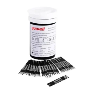 Tiras Reactivas (Cintas) para Glucómetro Yuwell 582 – 50 Unidades