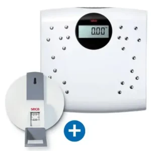 Balanza Seca 804 BMI + Tallímetro de Pared 206 (Kit Completo)