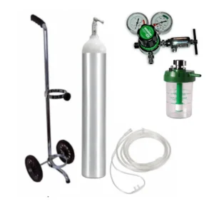 Kit Oxígeno Portátil + Cilindro Tipo E 685 Litros (Kit Completo)