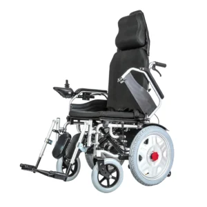 Silla de Ruedas Eléctrica 121 + Posapiés y Respaldo Manual (Por Unidad)