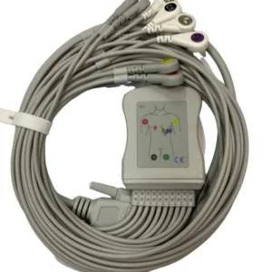 Cable Adaptador para Parches Electrodos ECG (Por Unidad)