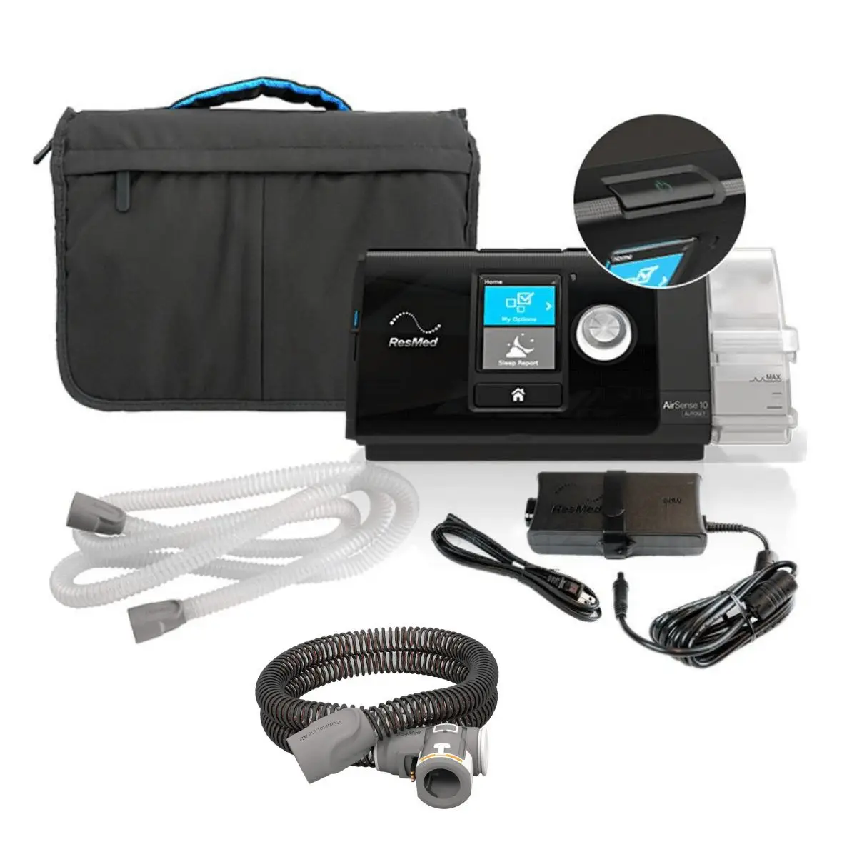 CPAP AirSense 10 Resmed con Tubo Calefaccionado (Kit Completo)