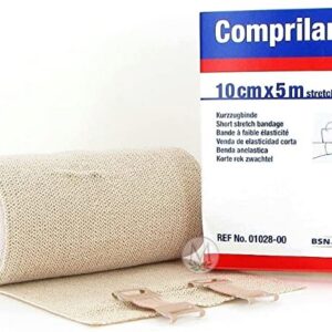 Comprilan Venda Compresiva de Corto Estiramiento 8cm x 5m (Por Unidad)