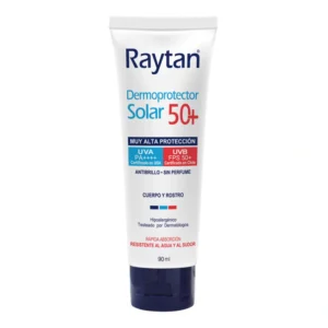 Dermoprotector Solar Fps 50+ Alta Protección 90ml Raytan (Por Unidad)