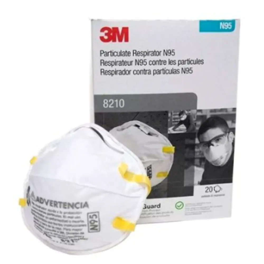Mascarilla 3M N95 Modelo 8210 (1 Caja 20 Unid.)