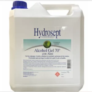 Alcohol Gel Hydrosept Aloe Vera 70% Bidón 5L (Por Unidad)