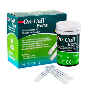 Cintas Glucómetro On Call Extra (1 Caja 100 Unid.)