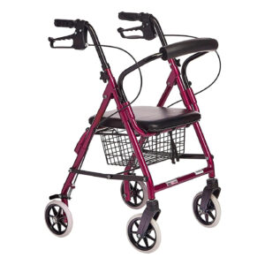 Andador Plegable Ajustable con Asiento (Por Unidad)