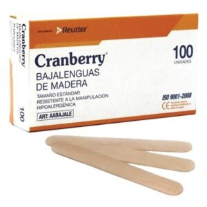 Bajalengua Cranberry Delta (1 Caja 100 Unid.)