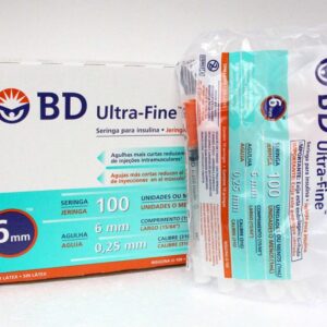 Jeringa de Insulina BD 31G x 6mm - 1ml (1 Caja 100 Unid.)