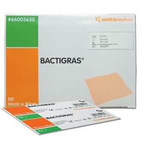 Apósito Bactigras 10 x 10cm (1 Caja 50 Unid.)