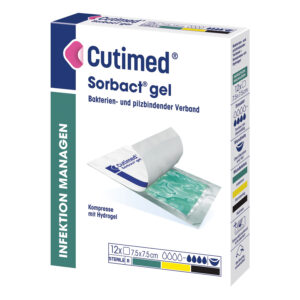 Cutimed Sorbact Gel 7.5 x 7.5cm (1 Caja 10 Unid.)