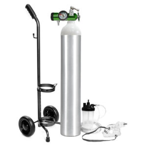 Kit Cilindro Oxígeno + Regulador Pediátrico 685 Litros (Kit Completo)