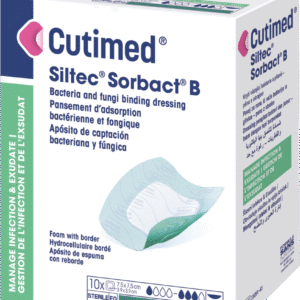 Cutimed Siltec Sorbact 12.5 x 12.5cm (1 Caja 10 Unid.)