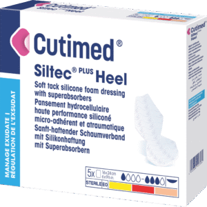 Cutimed Siltec Plus Heel Talón 16 x 24cm (1 Caja 5 Unid.)