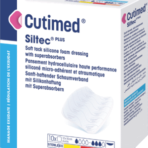 Cutimed Siltec Plus Espuma Hidrofilica sin ADH 10 x 10cm (1 Caja 10 Unid.)