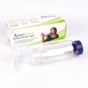 Aerocámara Bivalvulada Pet Adulto 450ml (Por Unidad)