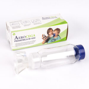 Aerocámara Bivalvulada Pet Pediátrica 450ml (Por Unidad)