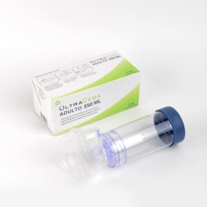 Aerocámara Bivalvulada Adulto 350ml UltraCega (Por Unidad)